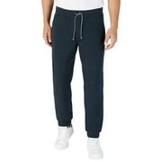 Weatherproof Men's Soft Fleece Lined Jogger Sweatpants, Navy XL