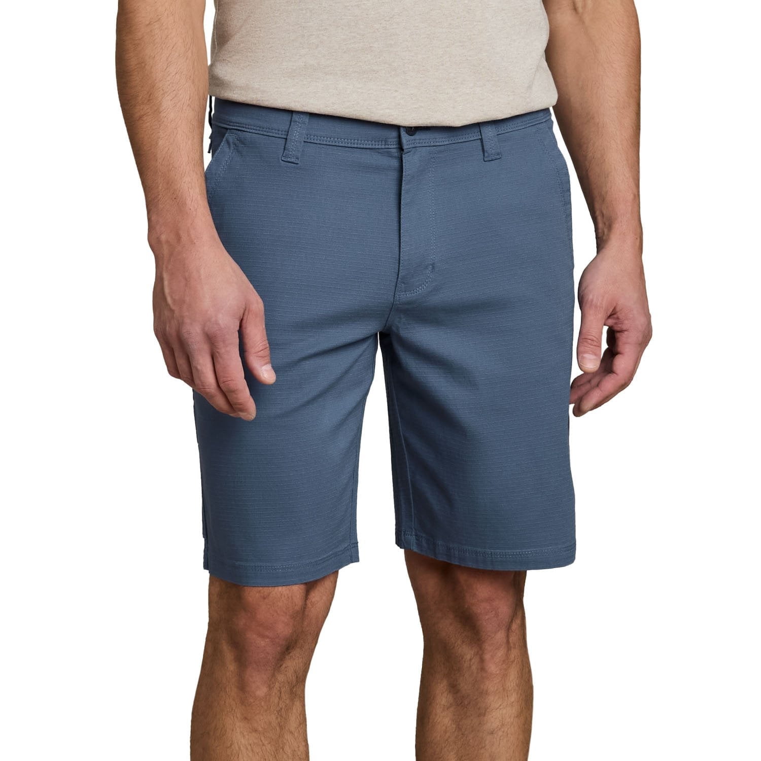 Weatherproof Men's Stretch Ripstop 6-Pocket Cotton Trail Utility Short (38W, Blue)