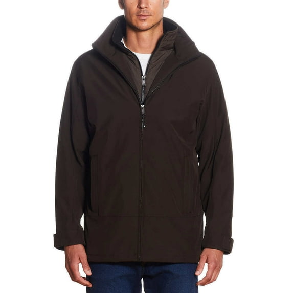 Weatherproof Men's Stretch Tech Jacket, Brown, X-Large