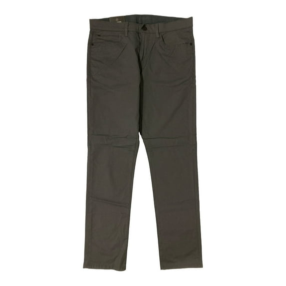 Weatherproof Men's Stretch Twill Straight Leg 5 Pocket Tech Pant (Forged Iron, 38x32)