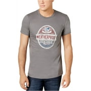 Weatherproof Mens Big Sur Vintage Graphic T-Shirt, Grey, Large