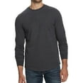 thumbnail image 1 of Weatherproof Mens Brushed Jersey Basic T-Shirt, Black, Small, 1 of 2