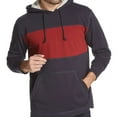 thumbnail image 1 of Weatherproof Mens Colorblocked Hoodie Sweatshirt, Blue, X-Large, 1 of 2