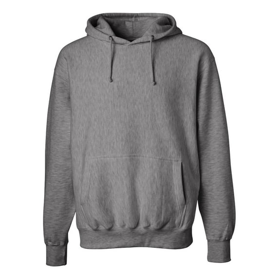 Weatherproof Mens Cross Weave Hooded Sweatshirt 7700, S, Graphite