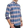 thumbnail image 1 of Weatherproof Mens Flannel Button Up Shirt, Blue, Small, 1 of 2