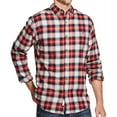 thumbnail image 1 of Weatherproof Mens Flannel Plaid Button-Down Shirt, 1 of 2