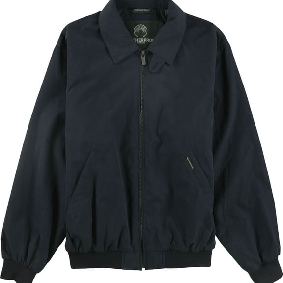 Weatherproof Mens Lightweight Bomber Jacket, Blue, Small (Regular)