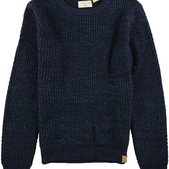 Weatherproof Mens Textured Pullover Sweater, Blue, Small