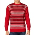 thumbnail image 1 of Weatherproof Mens Vintage Fair Isle Knit Sweater, Red, X-Large, 1 of 2