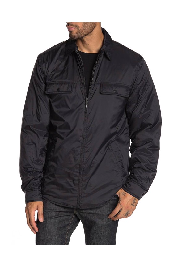 Weatherproof Mens Zip Front Lightweight Jacket Medium Black