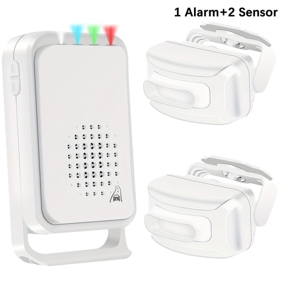 Weatherproof Outdoor Motion Sensor Alarm, 900FT Long Range Detection Loud Alert, Animal Detect Entry Security Chime for Indoor Outdoor Property Package Reminder