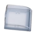 thumbnail image 1 of Weatherproof Outlet Cover Outdoor Plug and Receptacle Protector for Bathroom Clear Black, 1 of 10
