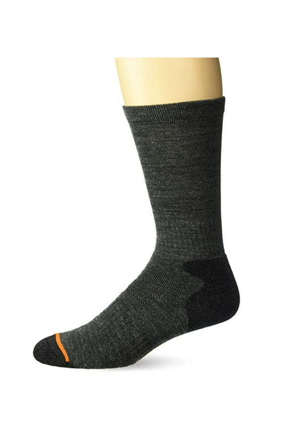 Weatherproof Premium 4-Pair Men's Wool Blend Crew Socks (6-12, Charcoal/grey)