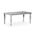 thumbnail image 1 of Weatherproof Rectangular Dining Table with Silver Gray Finish / Enhance Your Outdoor Dining Experience, 1 of 2
