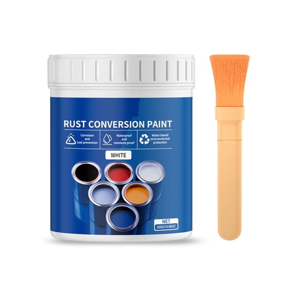 Weatherproof Rusts Converter Paint 300g Water Based Rusts Inhibitor Paint Long Lasting Protections Multifunction for Metal
