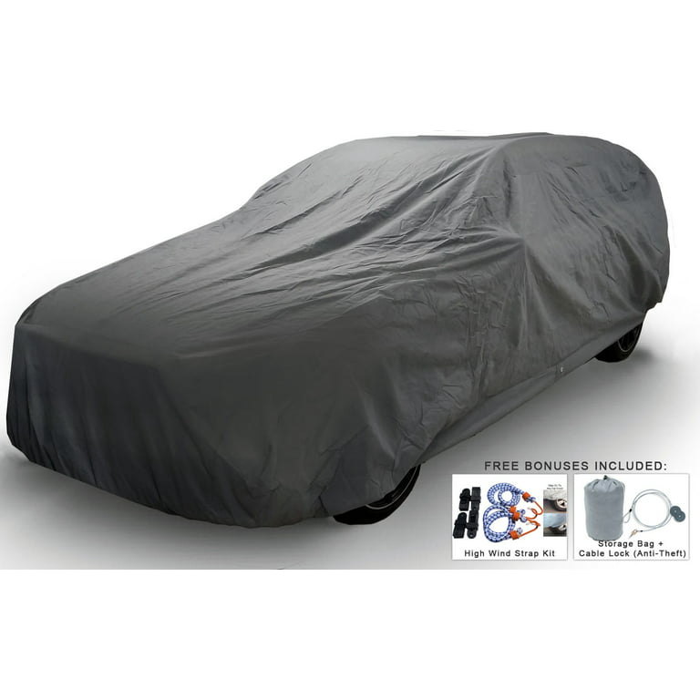 Weatherproof SUV Car Cover For Subaru Outback 2010-2014 - 5L Outdoor &  Indoor - Protect From Rain, Snow, Hail, UV Rays, Sun & More - Fleece Lining  - Includes Anti-Theft Cable Lock