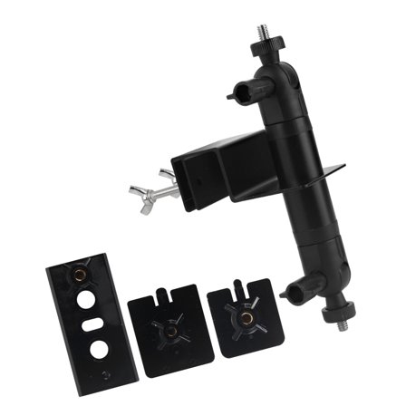Weatherproof Security Camera Gutter Bracket 2 Adjustable Arms Multiple Directional Positioning Easy Installation Design