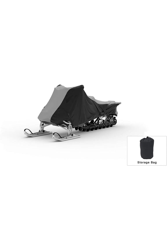 Weatherproof Snowmobile Cover Compatible with 2017 Ski-doo Summit Burton - Outdoor & Indoor - Water, Snow, Sun - Built-in Securing Straps - Trailerable - Free Storage Bag