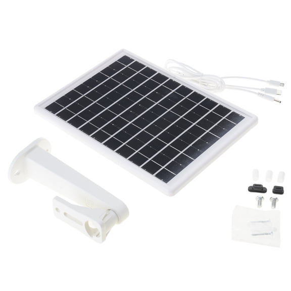 Weatherproof Solar Energy Panel Power Sources for XT2 Security Cameras Outdoor Surveillances, 8W Intelligent Protections