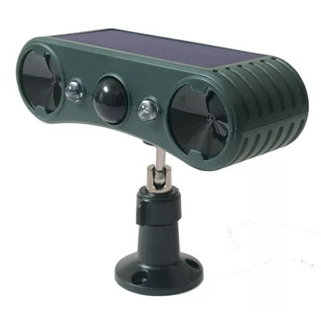 Weatherproof Solar-Powered Outdoor Motion Sensor Alarm With Flashing LED Siren 130dB Siren Sound
