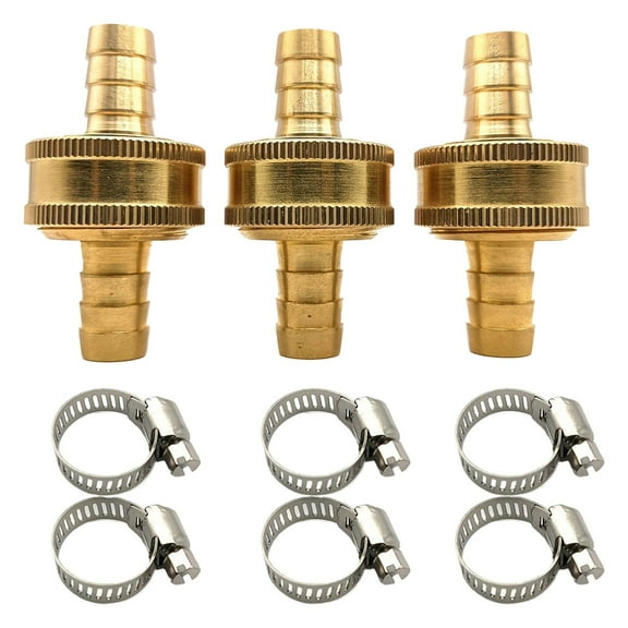 Weatherproof Switch Cover /2 Inch Brass Garden Hose Repair Kit 5 Piece Set With Stainless Clamp For Leak Proof Connections Compatibility And Long Lasting Outdoor