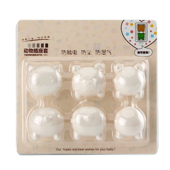 Weatherproof Switch Cover Socket Lock Socket Protective Cover to Prevent Electric Shock Safety 6PCS