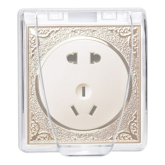 Weatherproof Switch Cover Type 86 Adhesive Splashproof Socket Cover Box Transparent Protective Tools & Home Improvement