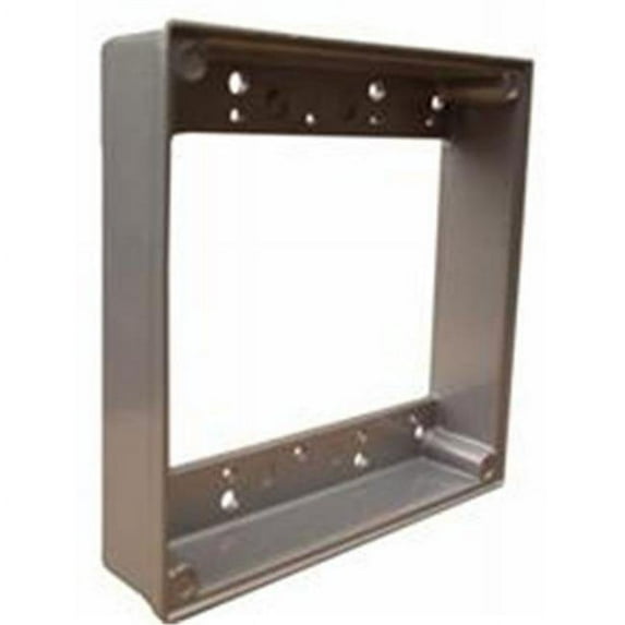 Weatherproof Two Gang Box Extensions And Adapter Rings Gray