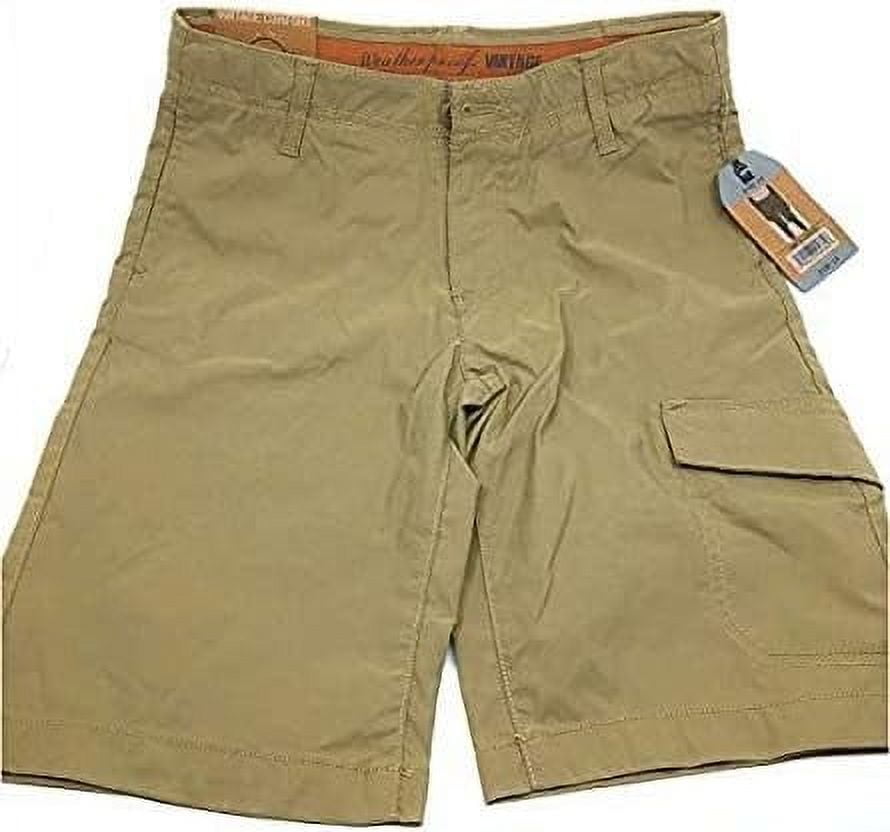 Weatherproof Vintage Boys' Cargo Shorts (Khaki, 7)
