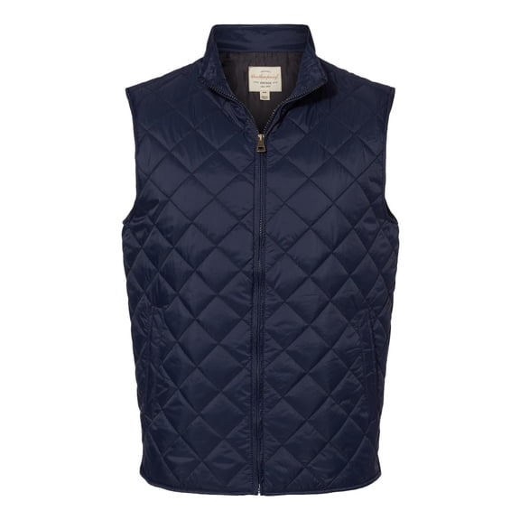 Weatherproof - Vintage Diamond Quilted Vest - 207359 - Navy - Size: L