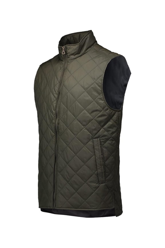 - Vintage Diamond Quilted Vest - 207359 - Rosin - Size: M