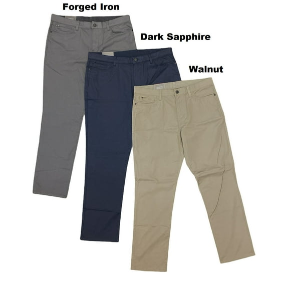 Weatherproof Vintage Flex Waistband Lightweight Stretch 5 Pocket Tech Pant (Walnut, 34x34)