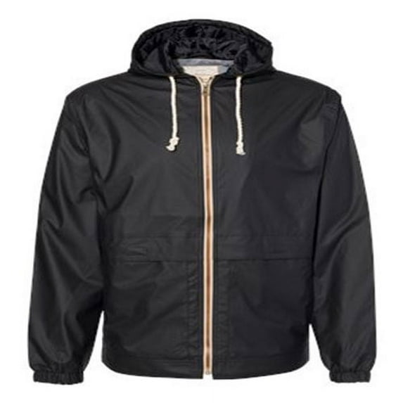 Weatherproof - Vintage Hooded Rain Jacket - 193910 - Black - Size: XL