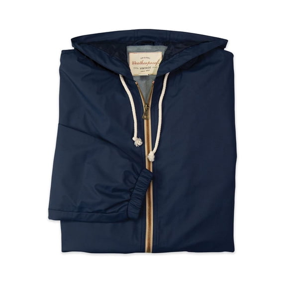 Weatherproof - Vintage Hooded Rain Jacket - 193910 - Navy - Size: S