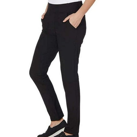 Weatherproof Vintage Ladies' Stretch Flex Slim Pants, Black XXL