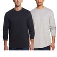 thumbnail image 1 of Weatherproof Vintage Men’s 2-pack Long Sleeve Tee Soft Cotton Blend Jersey T-Shirt, 1 of 2