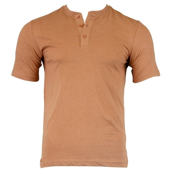 Weatherproof Vintage Men's 3 Button Short Sleeve Henley Shirt (Dru, Small)