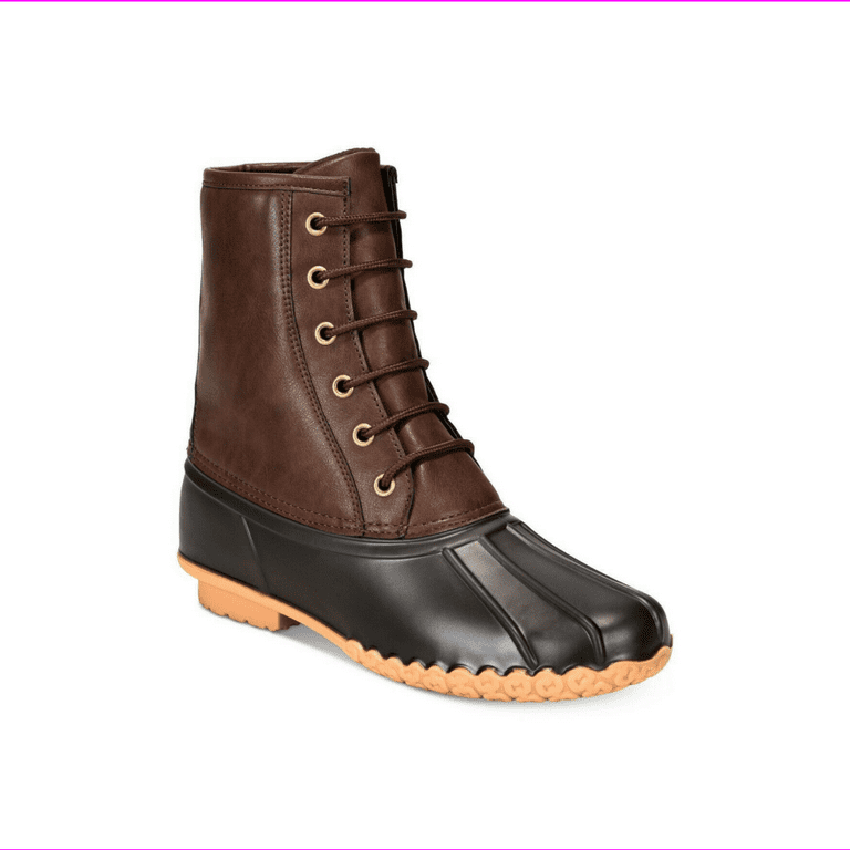 Weatherproof vintage duck store boots