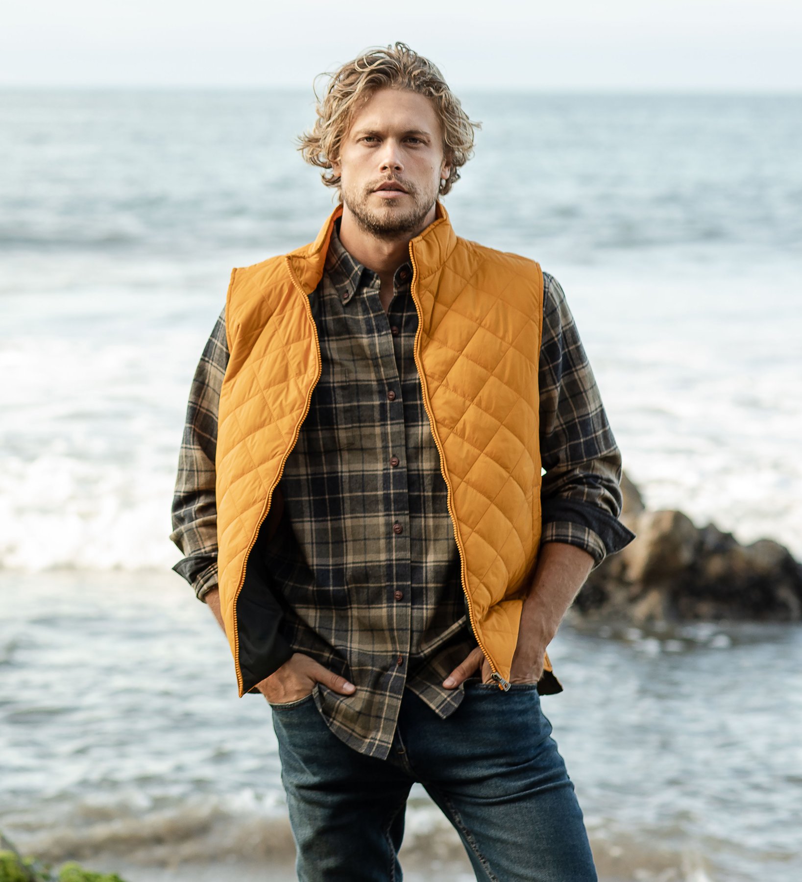 Weatherproof vintage men's vest discount
