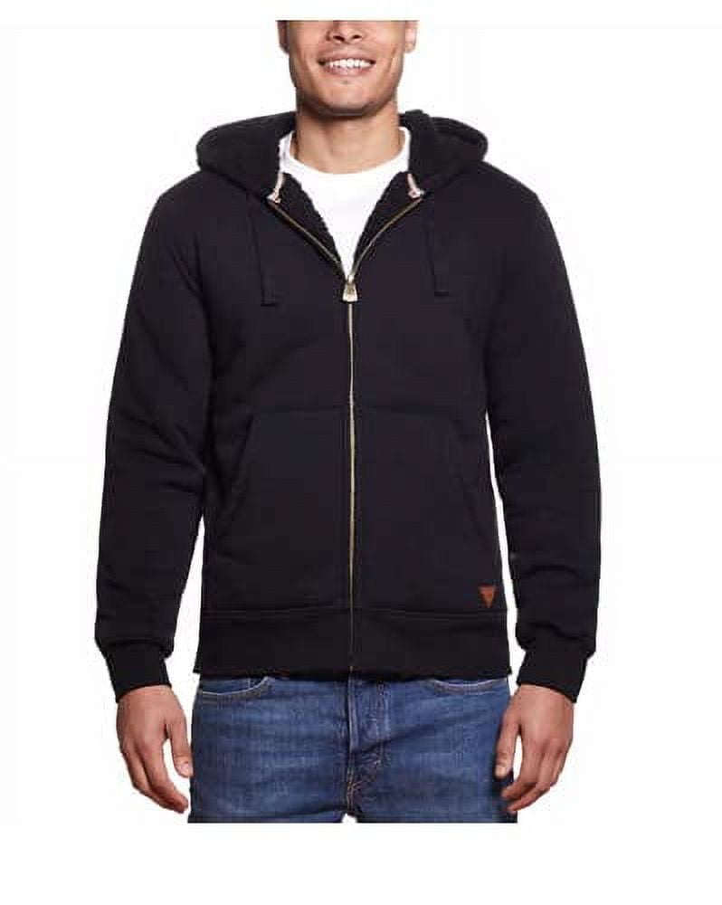 Weatherproof Vintage Men s Fleece Lined Hoodie L Black Walmart