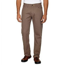 Weatherproof Vintage Men s Performance Weather Flex Flat Font Pant Brown 40Wx34L Walmart