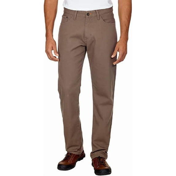 Weatherproof Vintage Men’s Fleece Lined Stretch Canvas Pant, Wheat, 40x32