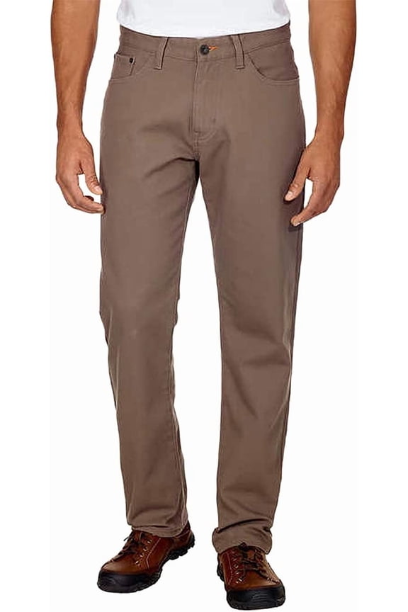 Vintage Mens Fleece Lined Stretch Canvas Pant, Wheat, 40x32