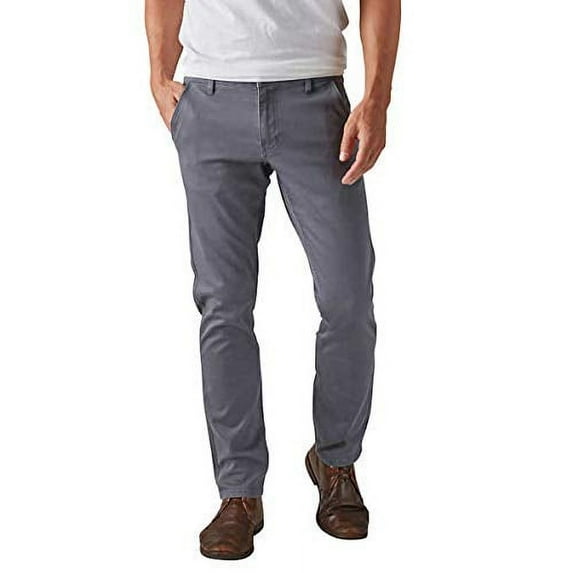 Weatherproof Vintage Men's Flex Utility Stretch Twill Straight Fit Pant (Grey, 36x30)