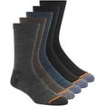 thumbnail image 1 of Weatherproof Vintage Men's Outdoor Wool Blend Crew Socks, 5 Pairs 4 deferent Color, 1 of 2