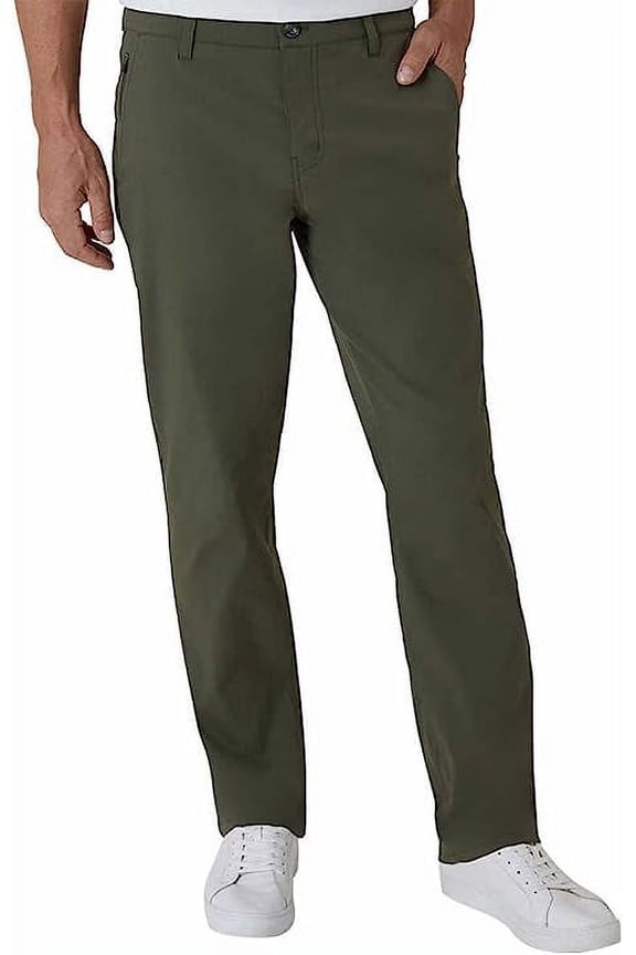 Men's Performance Weather-Flex Flatfront Pant (Jungle Green, 30x29)