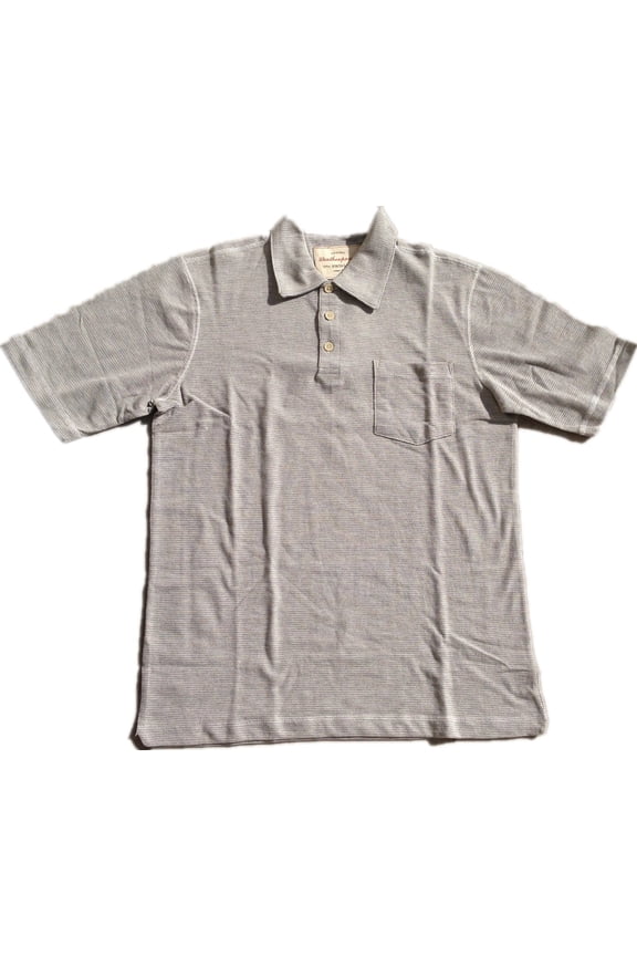 Vintage Men's Polo Shirt (Heather Grey, Small)