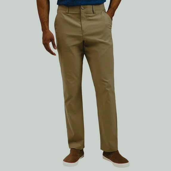 Weatherproof Vintage Men's Regular Fit Flex Excursion Teck Pants, Tan 38 x 30