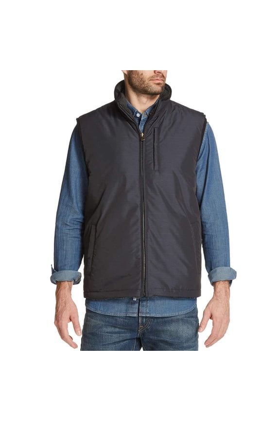 Vintage Men's Reversible Vest Grey, Medium