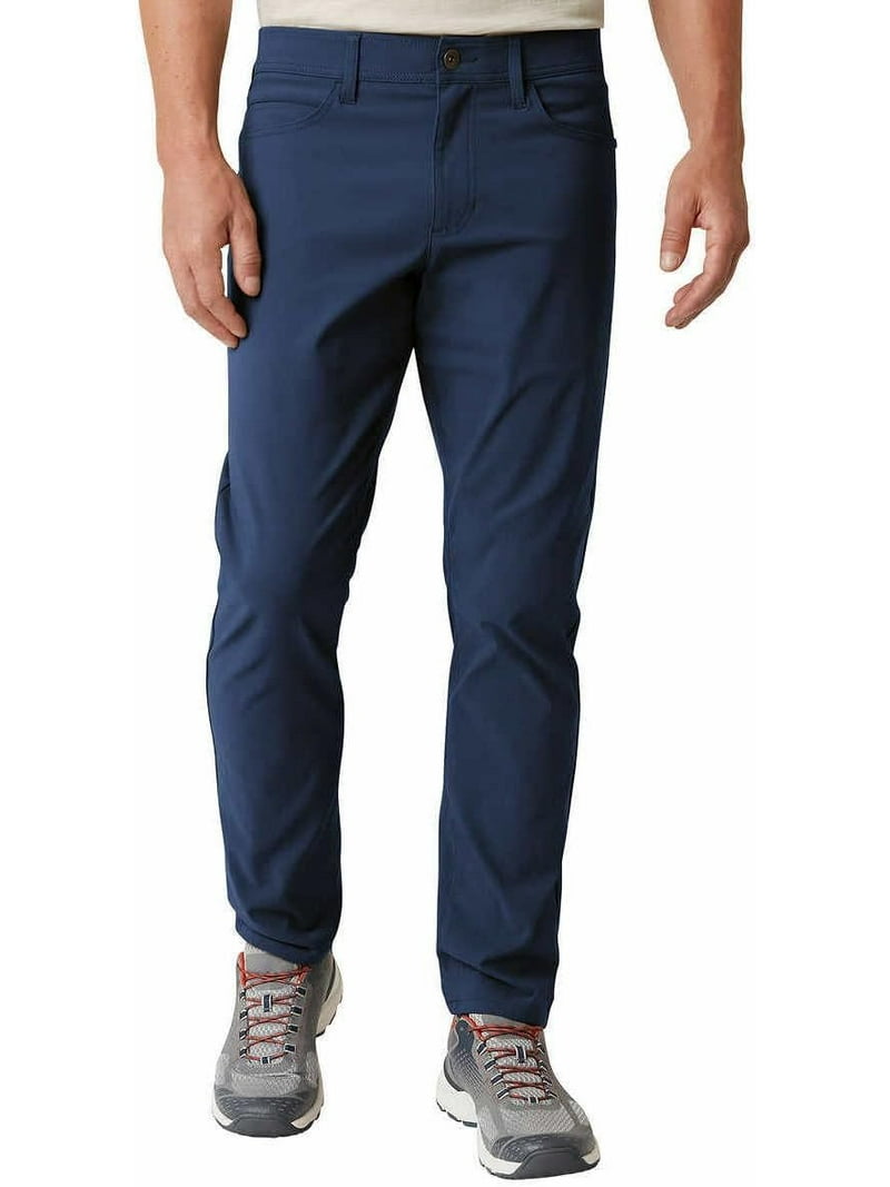 Weatherproof Vintage Men's Straight Fit Tech Pants, Blue 40